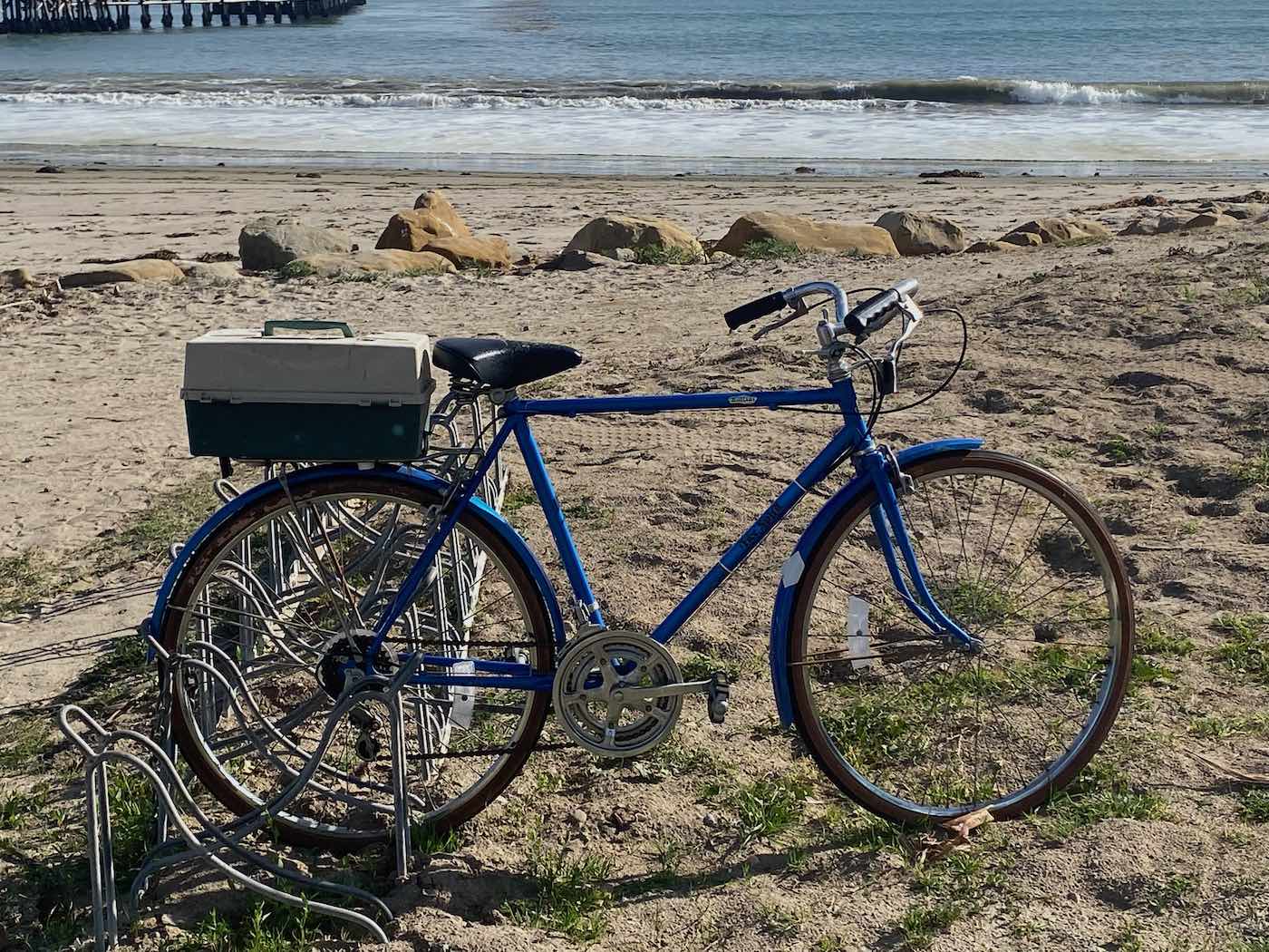 bike on the coast